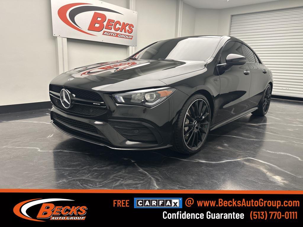 used 2022 Mercedes-Benz AMG CLA 35 car, priced at $33,990