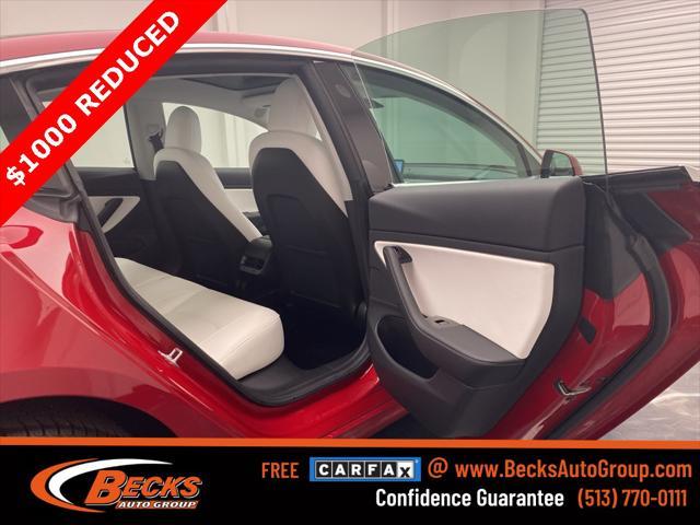 used 2019 Tesla Model 3 car, priced at $19,495