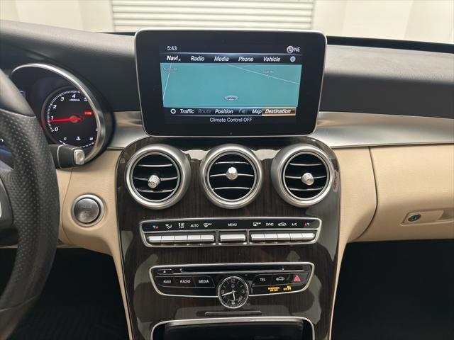used 2018 Mercedes-Benz C-Class car, priced at $16,495