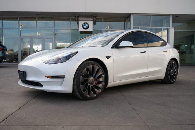 used 2023 Tesla Model 3 car, priced at $34,985