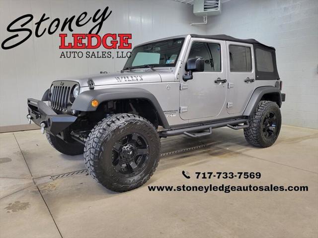 used 2016 Jeep Wrangler Unlimited car, priced at $21,895