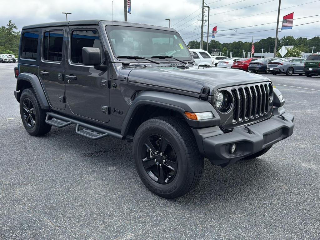 used 2022 Jeep Wrangler Unlimited car, priced at $33,447