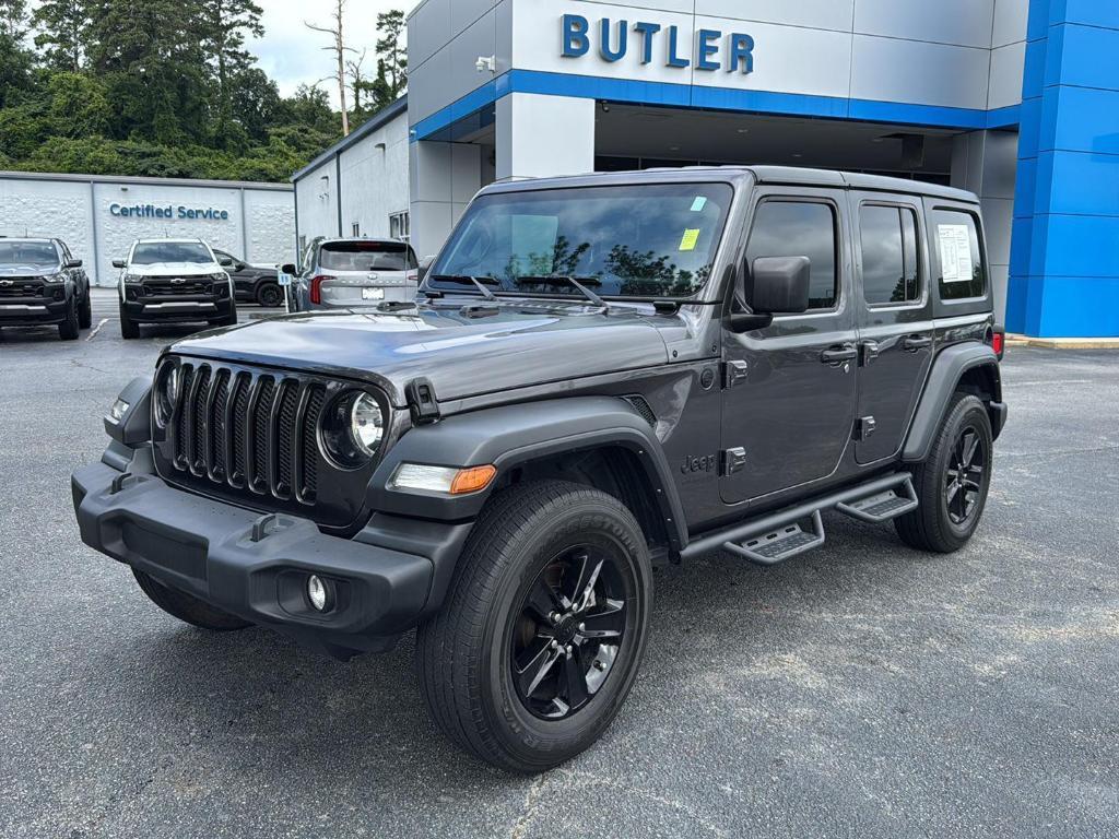 used 2022 Jeep Wrangler Unlimited car, priced at $33,447