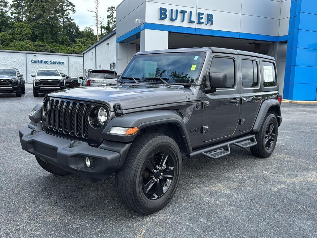 used 2022 Jeep Wrangler Unlimited car, priced at $33,447