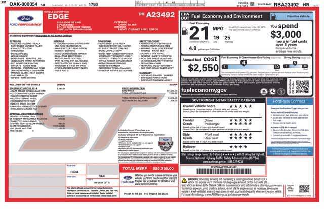used 2024 Ford Edge car, priced at $37,997