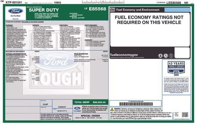 used 2020 Ford F-350 car, priced at $58,859