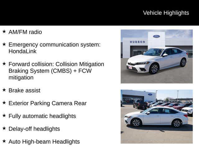 used 2022 Honda Civic car, priced at $23,991