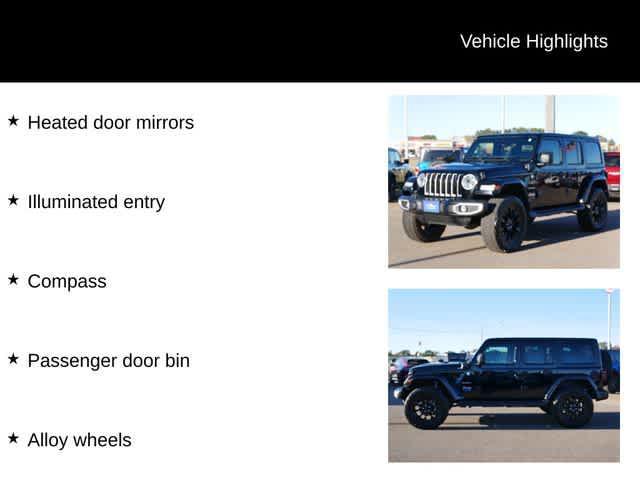 used 2021 Jeep Wrangler Unlimited 4xe car, priced at $31,997