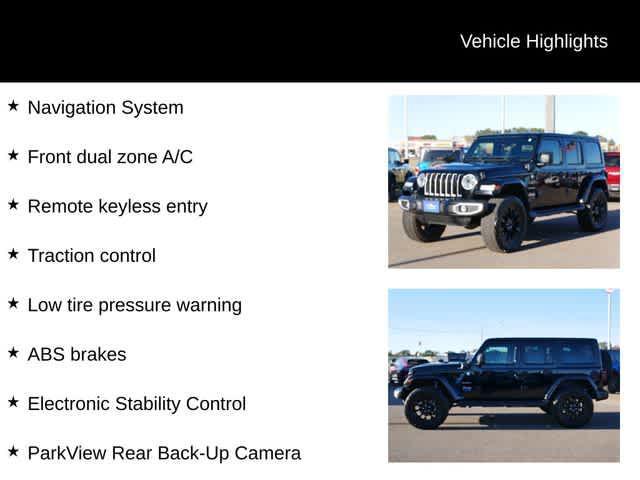 used 2021 Jeep Wrangler Unlimited 4xe car, priced at $31,997