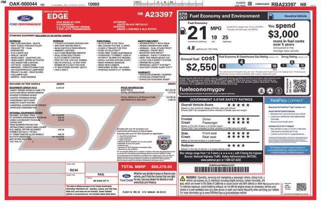 used 2024 Ford Edge car, priced at $40,496