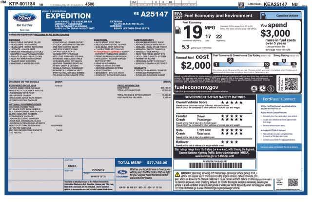 used 2019 Ford Expedition car, priced at $30,998