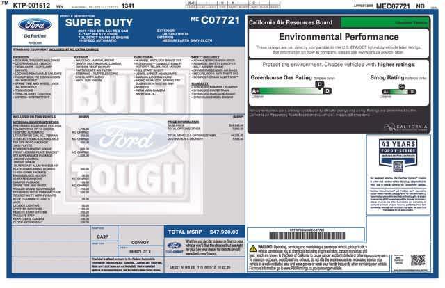 used 2021 Ford F-350 car, priced at $30,997