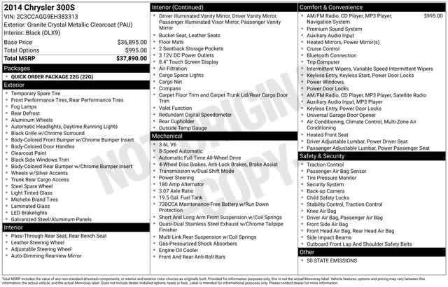 used 2014 Chrysler 300 car, priced at $9,377
