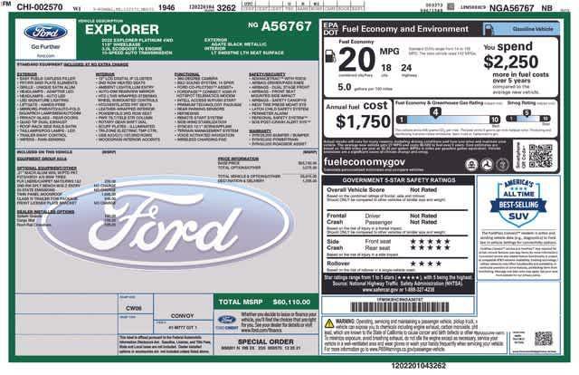 used 2022 Ford Explorer car, priced at $39,997