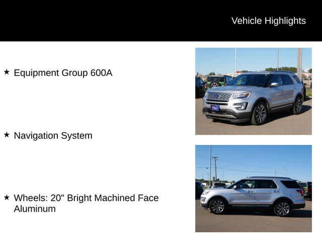 used 2017 Ford Explorer car, priced at $15,500