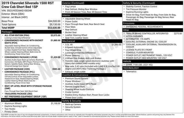 used 2019 Chevrolet Silverado 1500 car, priced at $29,859