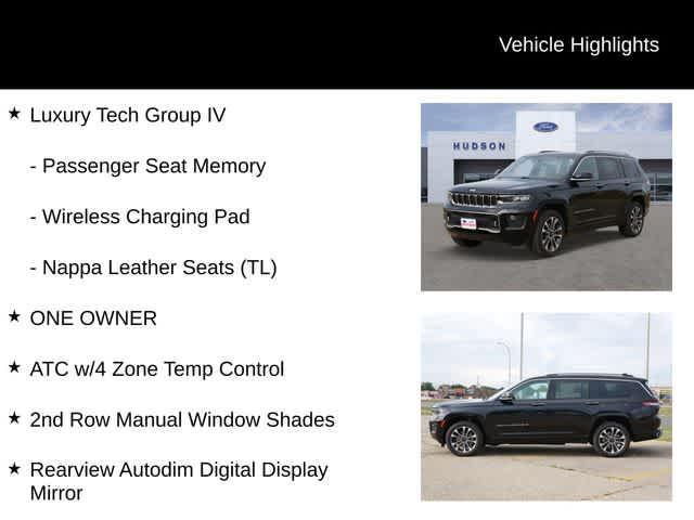 used 2021 Jeep Grand Cherokee L car, priced at $34,500