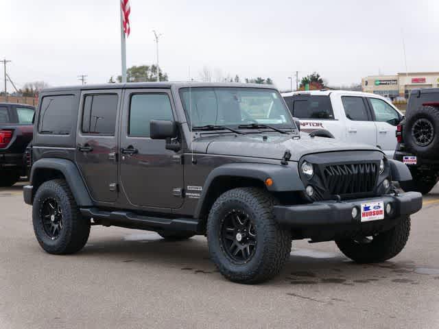 used 2016 Jeep Wrangler Unlimited car, priced at $19,177