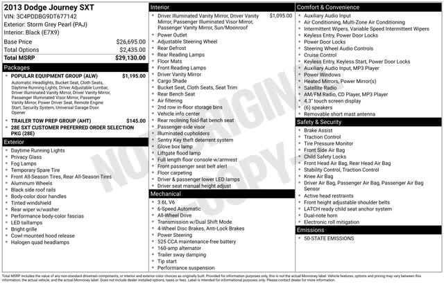 used 2013 Dodge Journey car, priced at $8,997