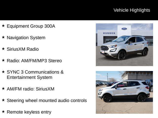 used 2021 Ford EcoSport car, priced at $20,952