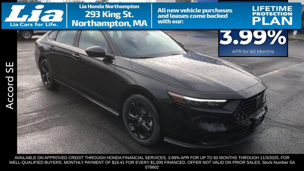 new 2025 Honda Accord car, priced at $31,755