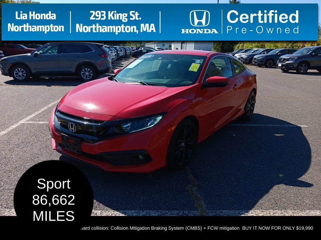 used 2019 Honda Civic car, priced at $19,990