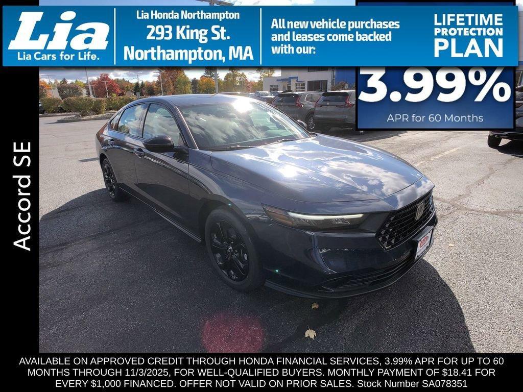 new 2025 Honda Accord car, priced at $31,755