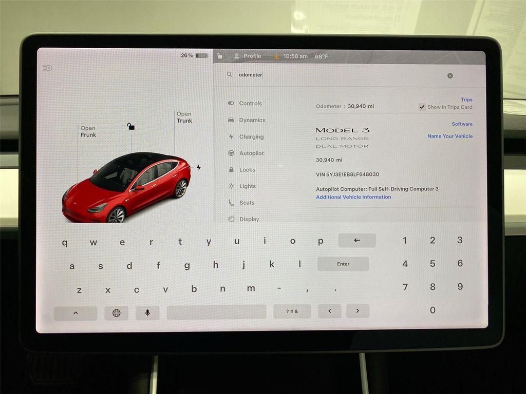 used 2020 Tesla Model 3 car, priced at $25,989