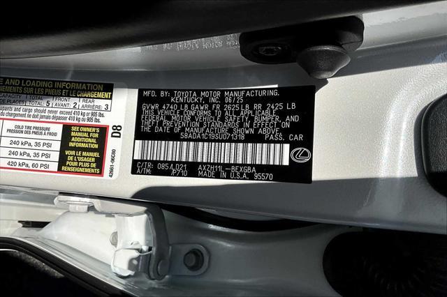 new 2025 Lexus ES 300h car, priced at $50,524