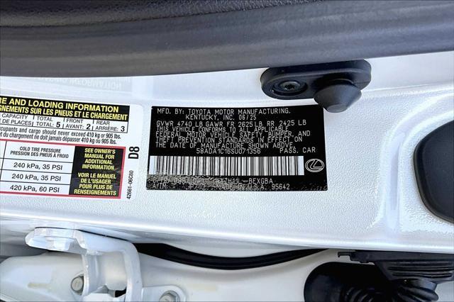 new 2025 Lexus ES 300h car, priced at $50,524