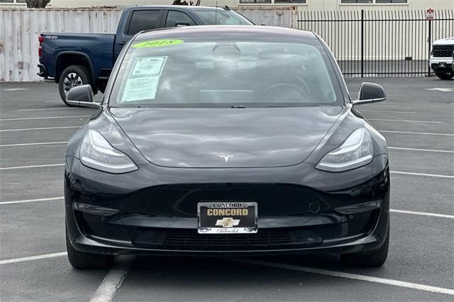 used 2018 Tesla Model 3 car, priced at $23,000