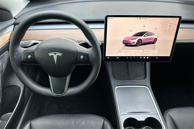 used 2023 Tesla Model 3 car, priced at $26,600