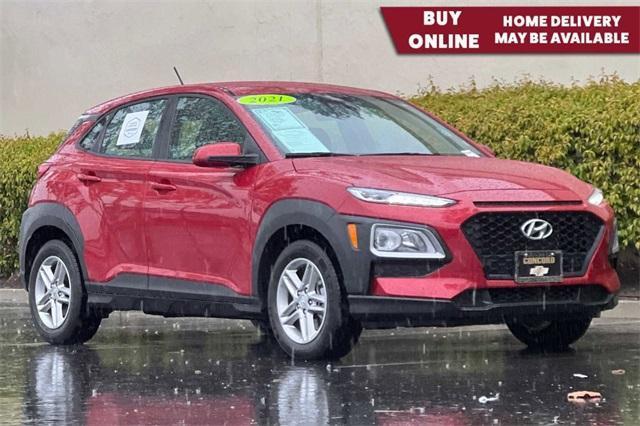 used 2021 Hyundai Kona car, priced at $15,000