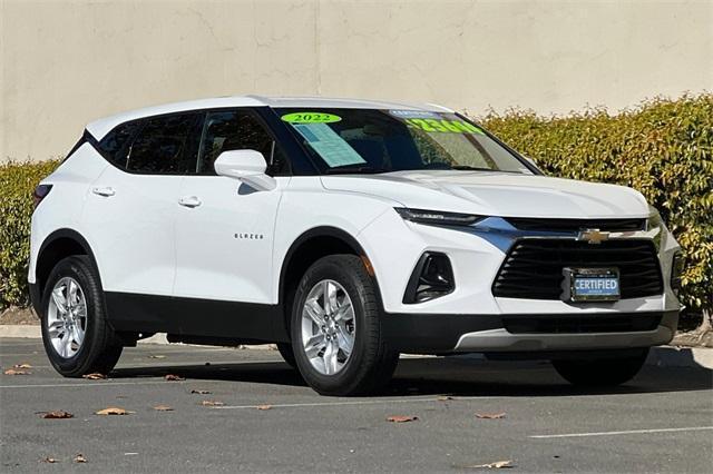 used 2022 Chevrolet Blazer car, priced at $22,400