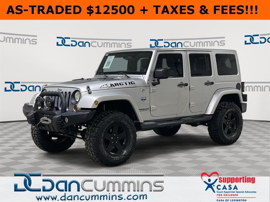 used 2012 Jeep Wrangler Unlimited car, priced at $12,500