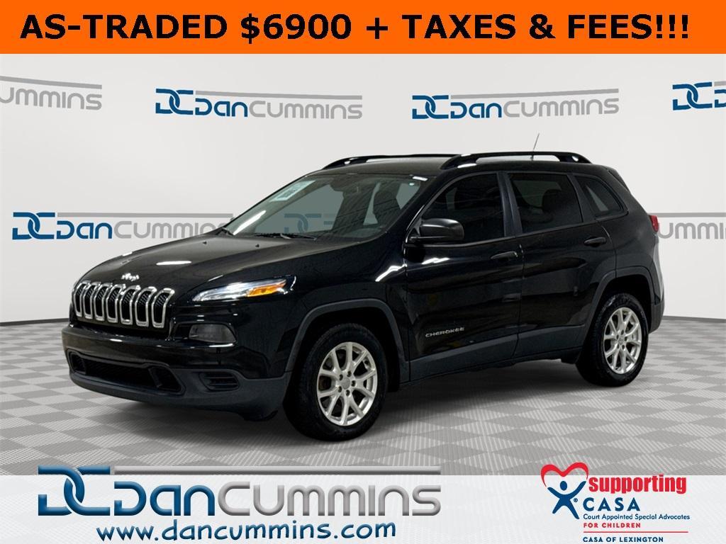 used 2017 Jeep Cherokee car, priced at $6,900