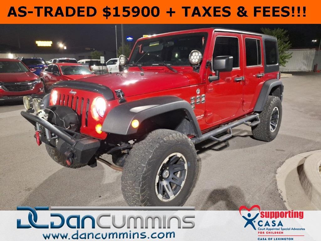 used 2012 Jeep Wrangler Unlimited car, priced at $15,900