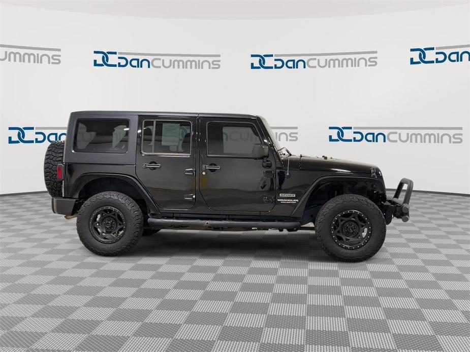 used 2016 Jeep Wrangler Unlimited car, priced at $13,900