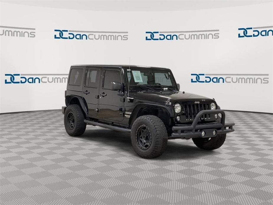 used 2016 Jeep Wrangler Unlimited car, priced at $13,900