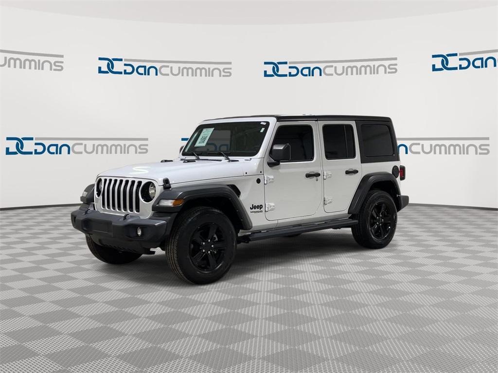 used 2021 Jeep Wrangler Unlimited car, priced at $30,587