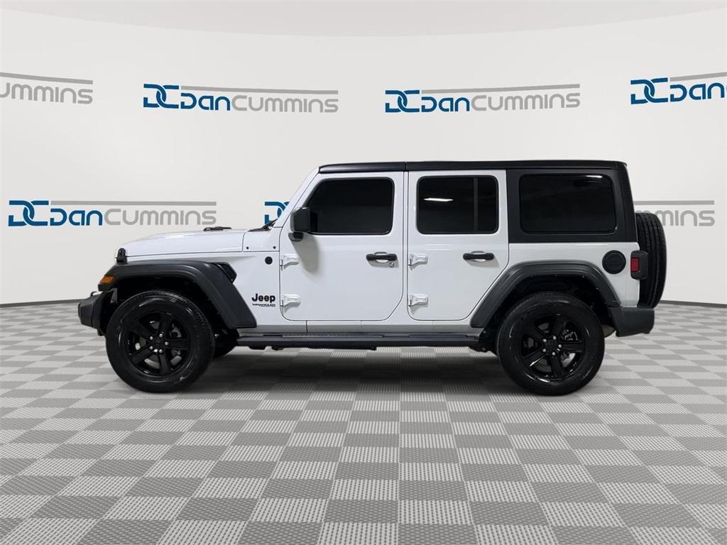 used 2021 Jeep Wrangler Unlimited car, priced at $30,587