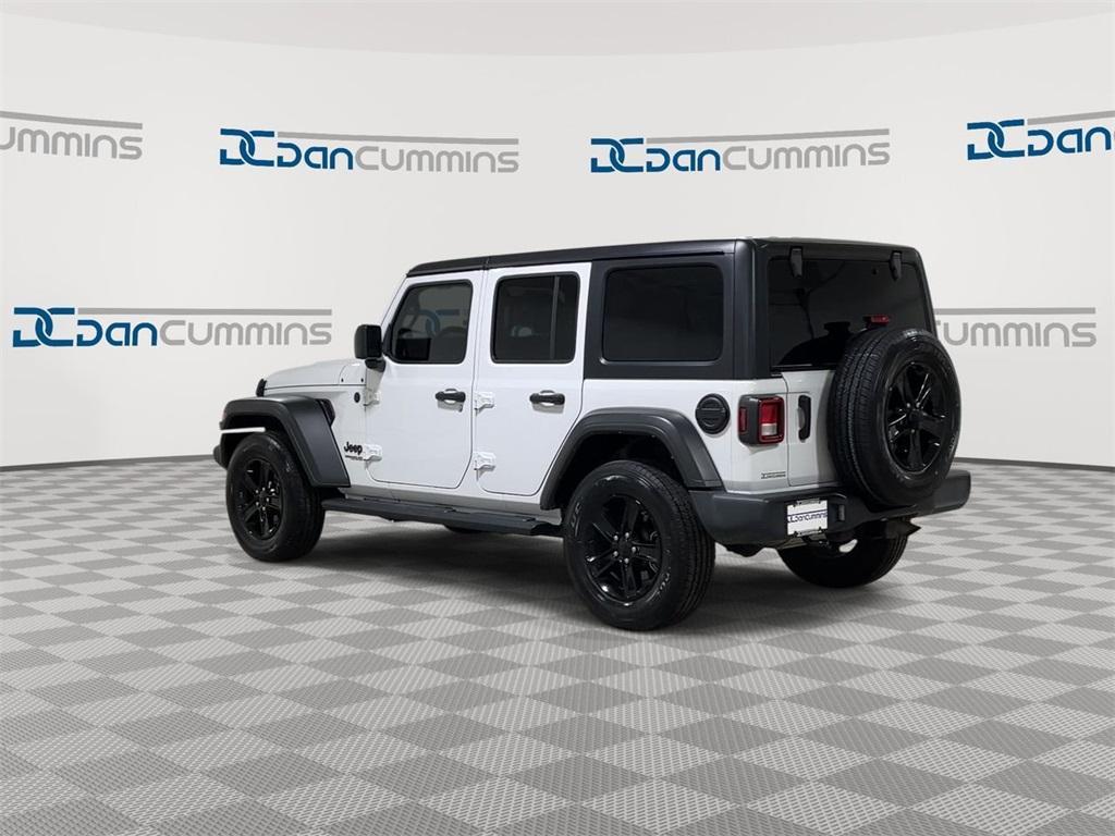 used 2021 Jeep Wrangler Unlimited car, priced at $30,587