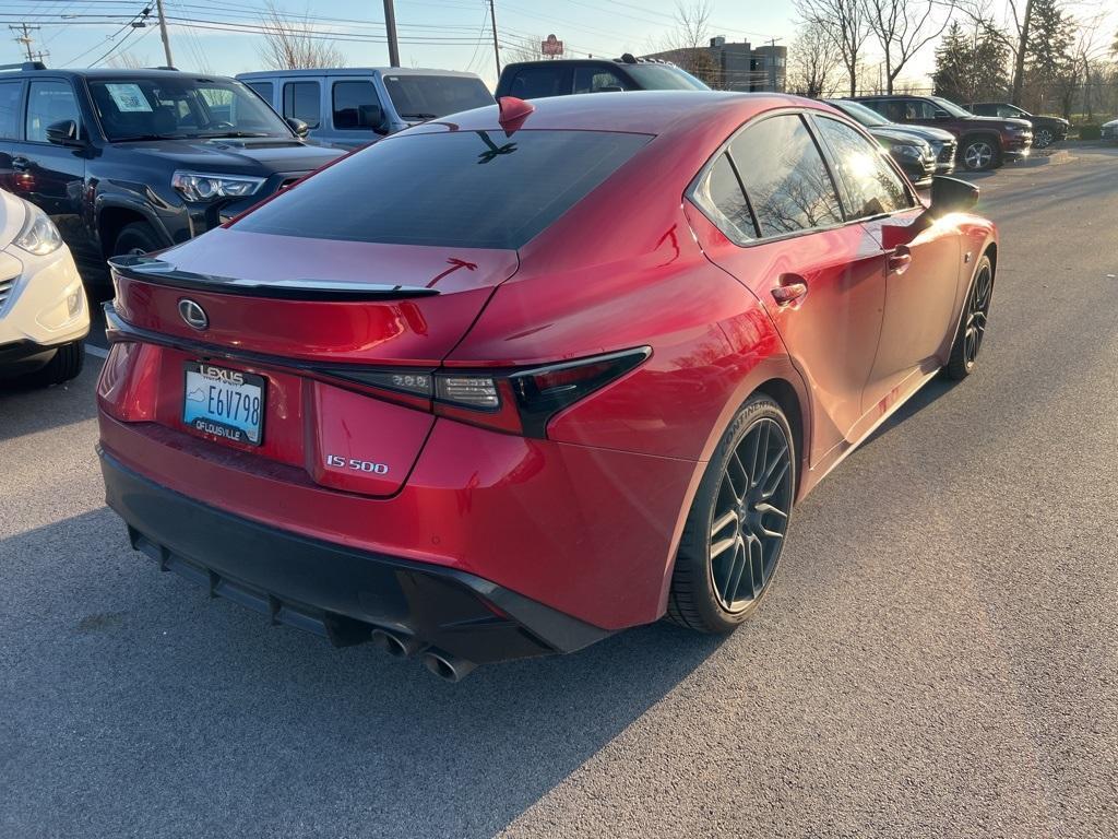 used 2023 Lexus IS 500 car, priced at $52,987