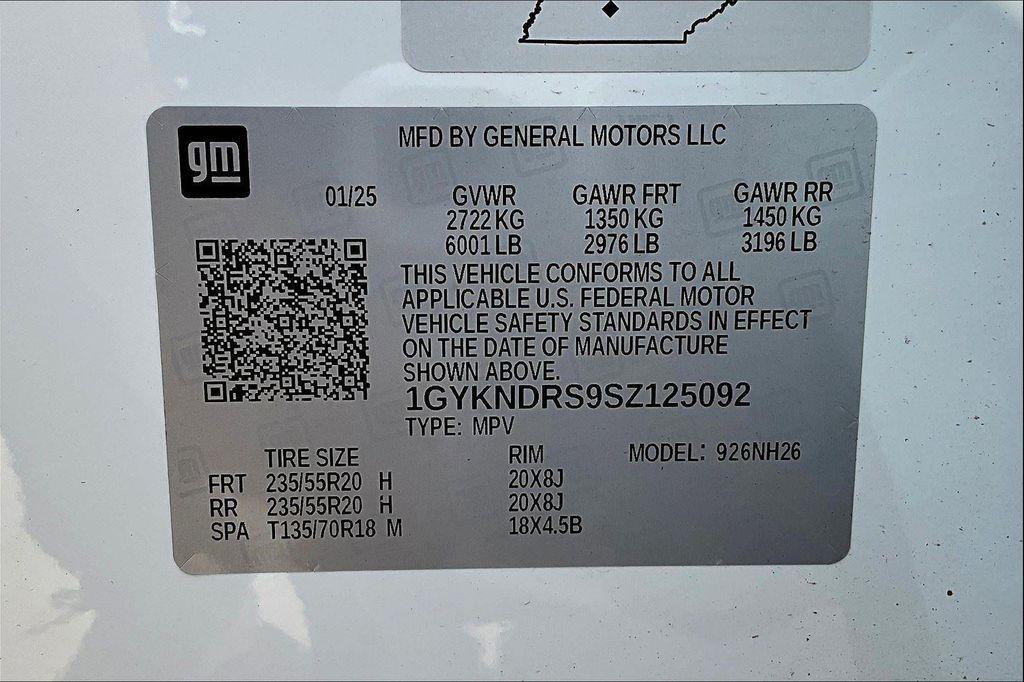 new 2025 Cadillac XT5 car, priced at $57,415