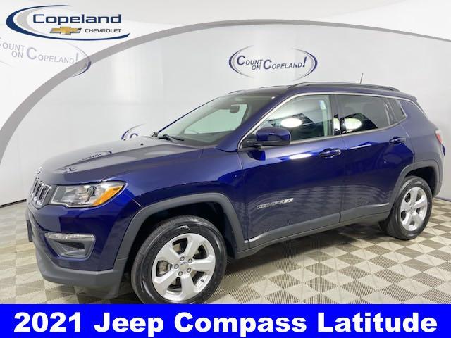used 2021 Jeep Compass car, priced at $21,959