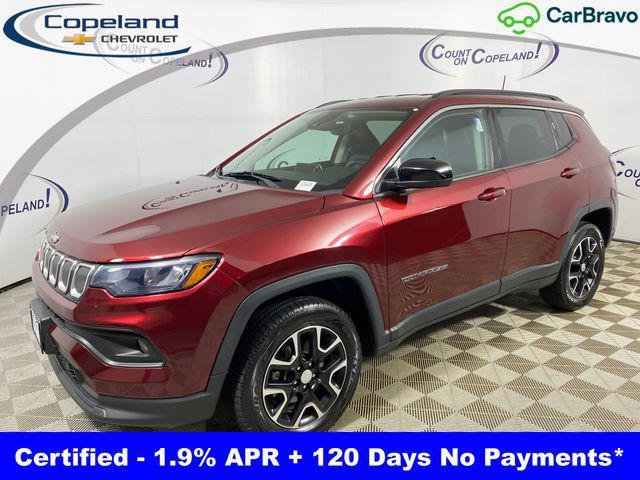 used 2022 Jeep Compass car, priced at $18,498