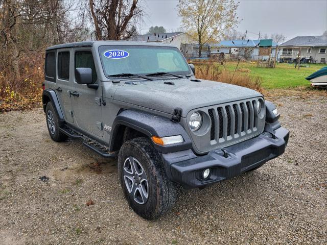 used 2020 Jeep Wrangler Unlimited car, priced at $22,975