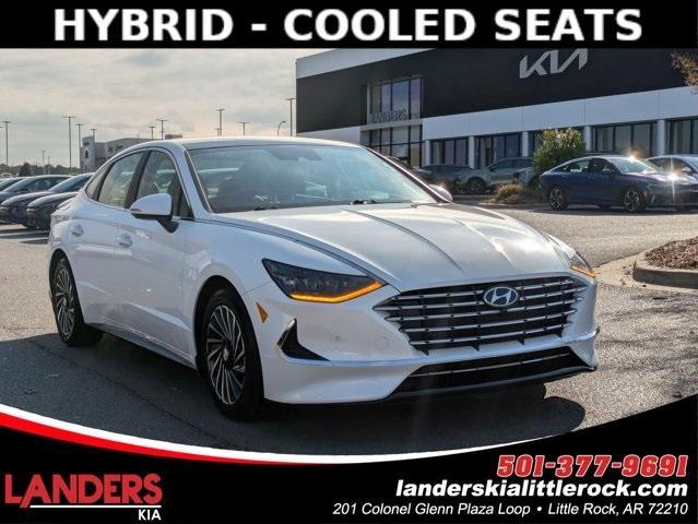 used 2021 Hyundai Sonata Hybrid car, priced at $23,165