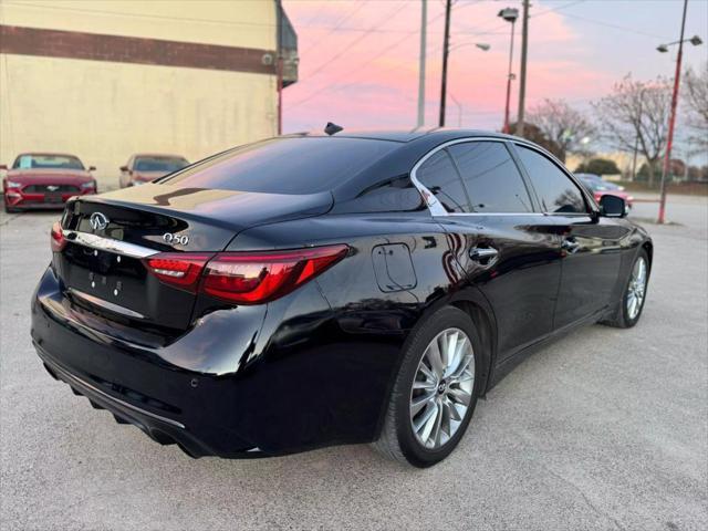 used 2021 INFINITI Q50 car, priced at $18,999