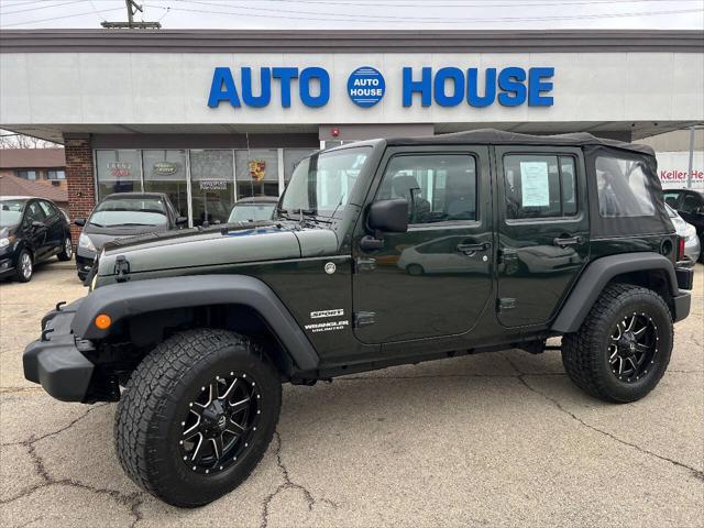 used 2010 Jeep Wrangler Unlimited car, priced at $14,490